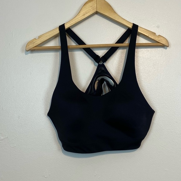 Athleta Advance Sports Bra Black 38B - Picture 3 of 7